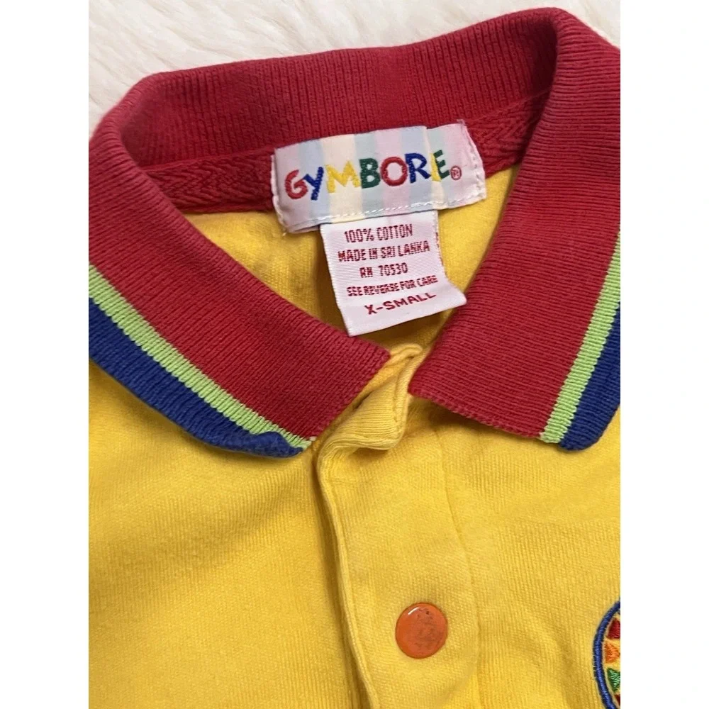 Gymboree Rainbow Tag Suspender Bubble shorts Overalls Color Block Set Fish
